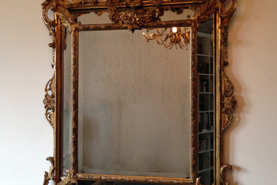Restoration of Gilded Parcel Mirror