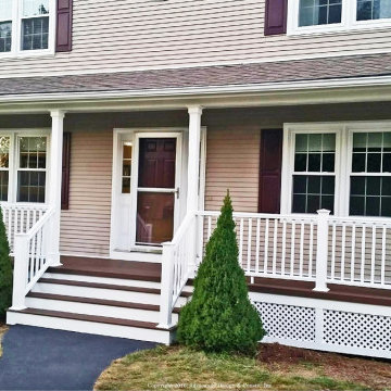 Suburban Boston Custom Farmer's Porches