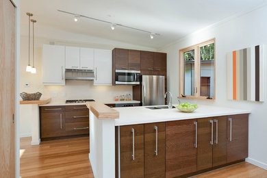 Inspiration for a contemporary kitchen remodel in San Francisco