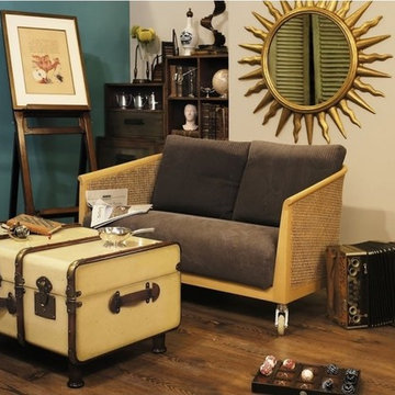 Authentic Models Stateroom Trunk in Ivory