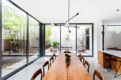Dining room photo in Seattle