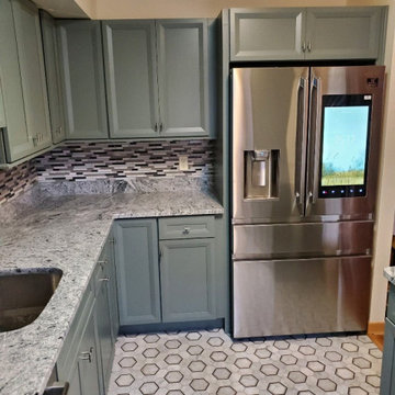 Sage Green Kitchen Remodel in Staten Island, NY