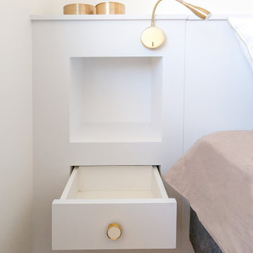 Rénovation d'une chambre parentale contemporaine et minimaliste