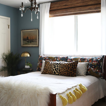 My Houzz: Moody Wall Treatments and Eclectic Style in Austin