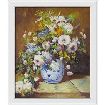 La Pastiche Grande Vase Di Fiori with Gallery White, 24" x 28"