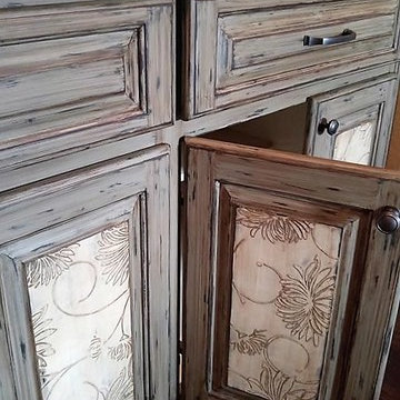 Custom Furniture Finish - Butlers Pantry Cabinet