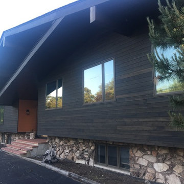 Shiplap cedar siding/New Architectural shingles