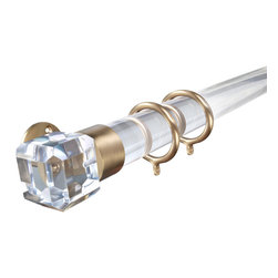 Acrylic Drapery Hardware - Curtain Rods