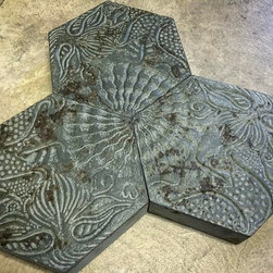 Flooring made from Concrete Tiles - Home Improvement