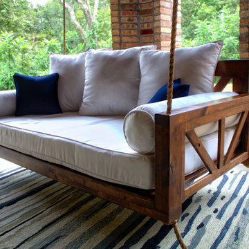 Outdoor Custom Twin or Crib Mattress Bed Porch Swing Daybeds