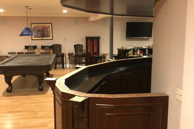Curved Bar in Cherry