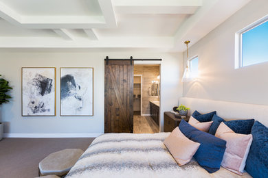 Inspiration for a transitional bedroom remodel in Phoenix