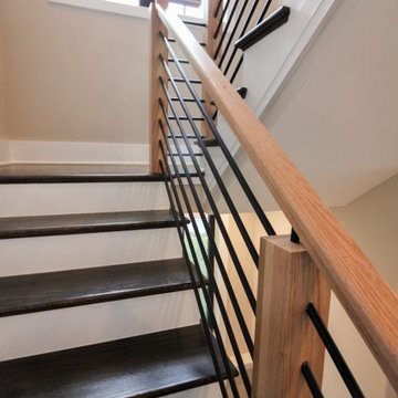 Project #69 | Contemporary Staircase with Horizontal Metal Rods