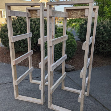 Custom Storage Racks for 27-Gallon Totes – Mobile or Stationary