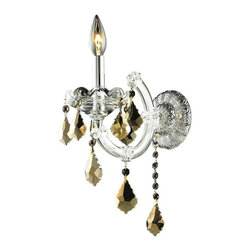 Elegant Lighting - Elegant Lighting 2800W1C-GT/SS Wall Sconce Maria Theresa - Ceiling Lighting