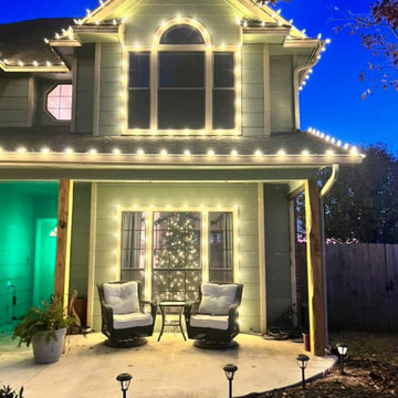 Christmas Lights- Custom-Cut Installations