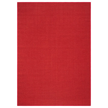 Safavieh Martha Stewart Msr9501Q Solid Color Rug, Red, 6'0"x9'0"