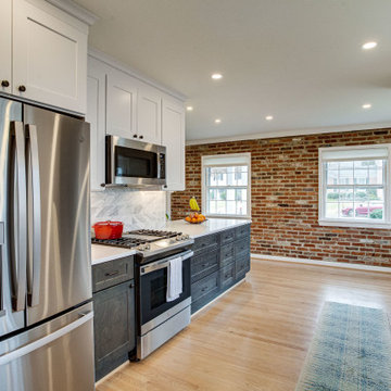 Small Transitional Kitchen Design Potomac, MD