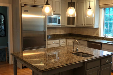 Inspiration for a transitional kitchen remodel in Other