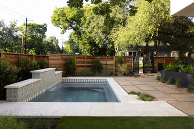 Minimalist pool photo in Austin