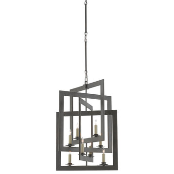 Currey and Company Eight Light Chandelier 9000-0524