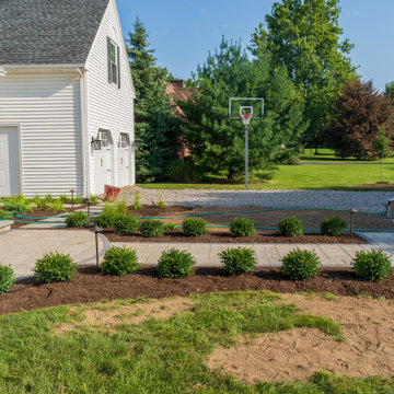 Front Yard Landscaping Design, Walkway and Lighting