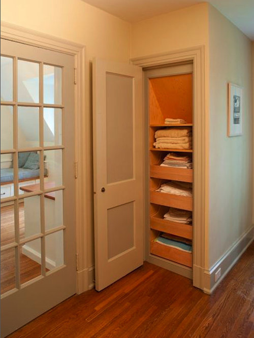 Bathroom Linen Closet Ideas - How to Transform a Linen Closet to Open Shelving | House ... / Not only does it make perfect sense to have a place to store linens in a hallway leading to five bedrooms and a bathroom, but more importantly, without a linen closet, i had been reduced to keeping our extra linens tucked away on the top shelf in our spare room closet, which wasn't working at all for me.