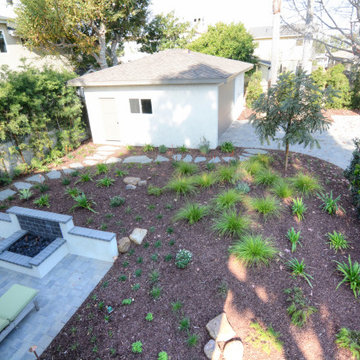 Zen in a backyard