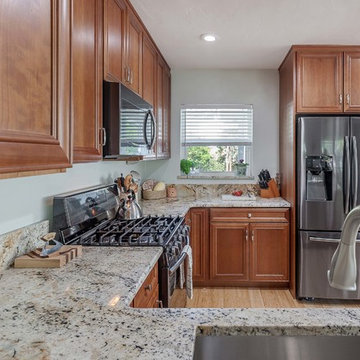 Cabinets.com | Classic look with Hawthorne Cherry Toffee Cabinets