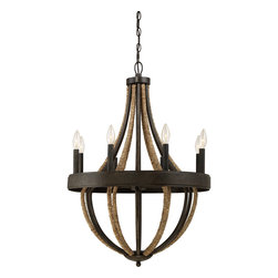 Pembroke Eight Light Chandelier - Chandeliers