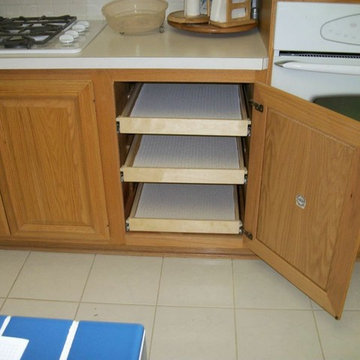 Custom Roll Out Shelves