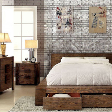 Janeiro Storage Bedroom Set | Natural