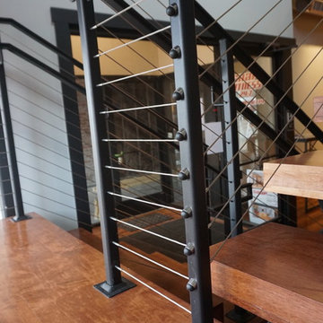 Shape Fitness Cable Wire Railing Job, Worthington, Ohio