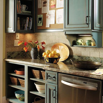 Turquoise Kitchen Cabinets