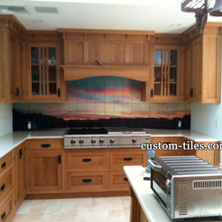 Tumbled Tile Backsplash Mural - Kitchen Products