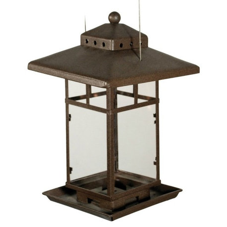 Audubon™ NA31920 Metal Square Lantern Bird Feeder, 11", 2.25 Lbs Capacity