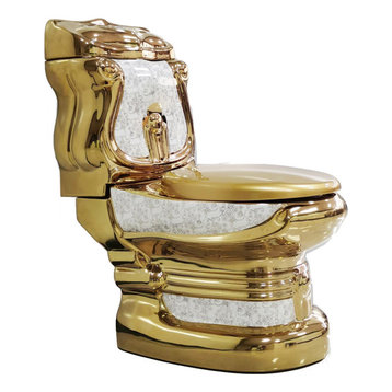 Decorative Gold Toilet