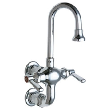 Chicago Faucets 225-261AB Wall Mounted Utility / Service Faucet - Chrome