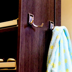 Tall Closet with Laundry - Wall Hooks
