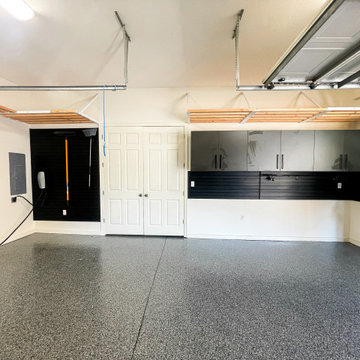 Garage with Black Slatwall