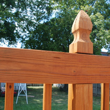 Pressure Treated Deck Stain Project Start to Finish
