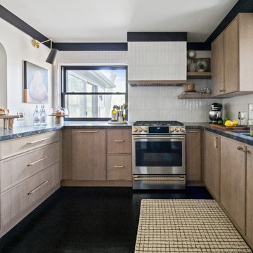 Dark, Dramatic, and Delightfully Functional: A Small Kitchen Reimagined
