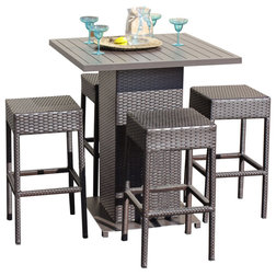 Tropical Outdoor Pub And Bistro Sets by Design Furnishings