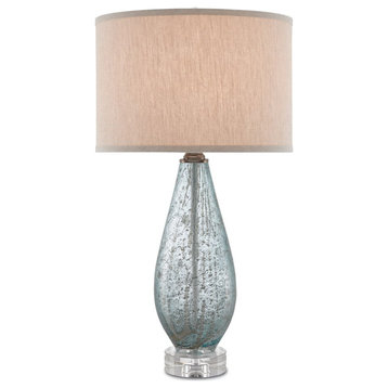 6000-0181 Optimist Table Lamp, Pale Blue Speckle