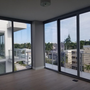 Solar shades: motorized and cord-loop lift