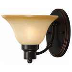 Hardware House - Bristol Series Bronze Interior Lighting Collection, 1-Light Wall Sconce - Finish: Oil Rubbed Bronze