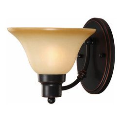 Hardware House - Bristol Series Bronze Interior Lighting Collection, 1-Light Wall Sconce - Wall Sconces