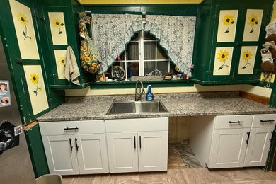 Partial Kitchen New lower cabinets