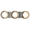 201378-1039 Brooklyn 3-Light Straight Double Shade Bath Sconce in Soft Gold