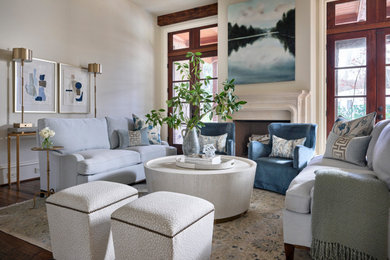Inspiration for a mid-sized timeless living room remodel in Atlanta